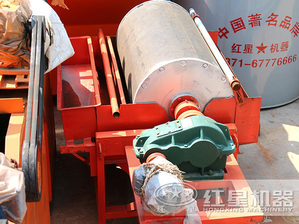 外磁筒式磁選機及其干式預(yù)選工藝