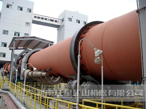 氧化鋅回轉(zhuǎn)窯現(xiàn)場圖
