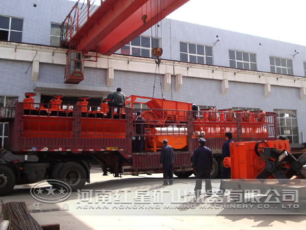 金礦浮選機(jī)發(fā)貨圖