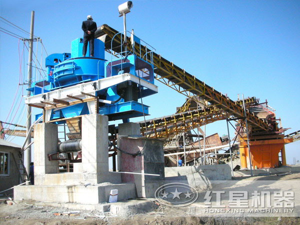 制砂生產(chǎn)線生產(chǎn)現(xiàn)場