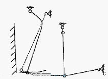 改進后的簡擺顎式破碎機的結(jié)構(gòu)原理示意圖