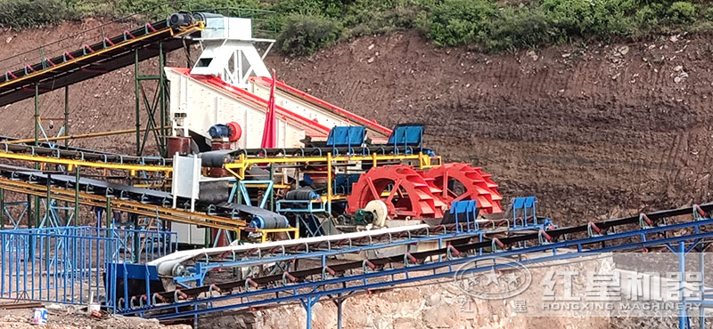 砂子含泥量高用什么設(shè)備，一套水洗沙子生產(chǎn)線(xiàn)完整配置及視頻
