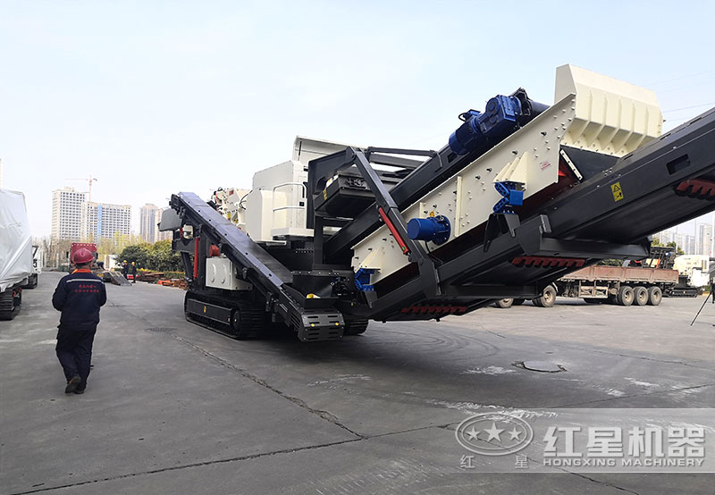移動(dòng)破碎機(jī)，自由轉(zhuǎn)場(chǎng)節(jié)省場(chǎng)地