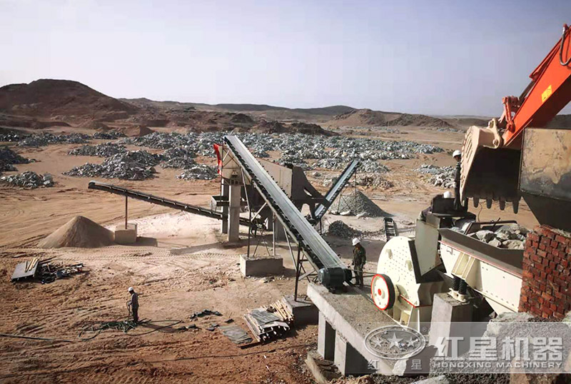 錘式破碎機配置的生產(chǎn)線