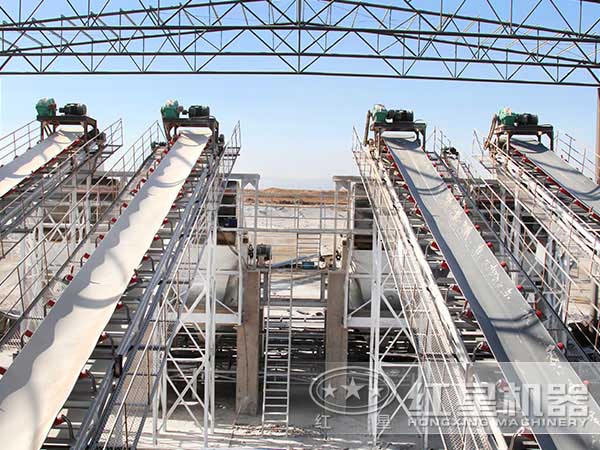 紅星皮帶輸送機(jī)現(xiàn)場圖