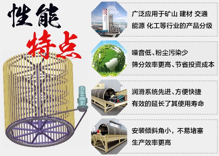 滾筒篩特點(diǎn)