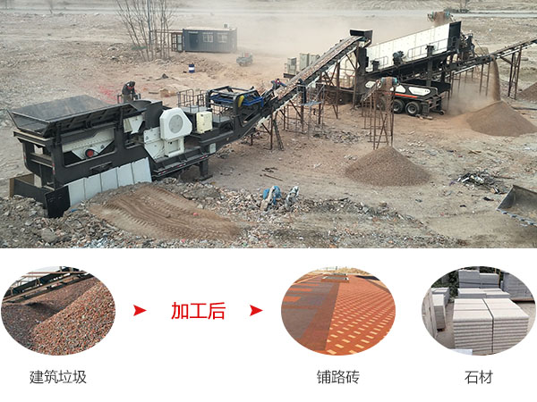 流動(dòng)式建筑垃圾破碎站