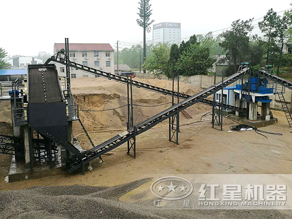 制砂生產(chǎn)現(xiàn)場