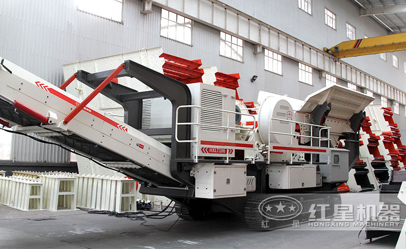 移動履帶顎式破碎機設備