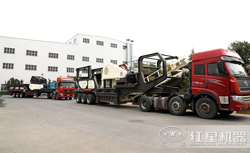 移動(dòng)小型打石料機(jī)發(fā)貨中