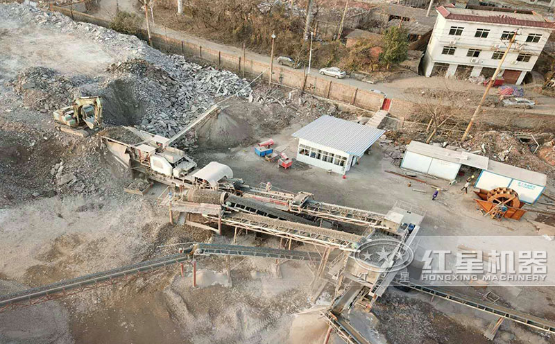 建筑垃圾處理現(xiàn)場