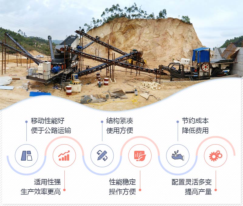 移動(dòng)圓錐式破碎站性能特點(diǎn)