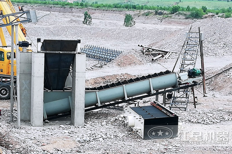 螺旋式洗砂機(jī)是本方案的一大兩點(diǎn)