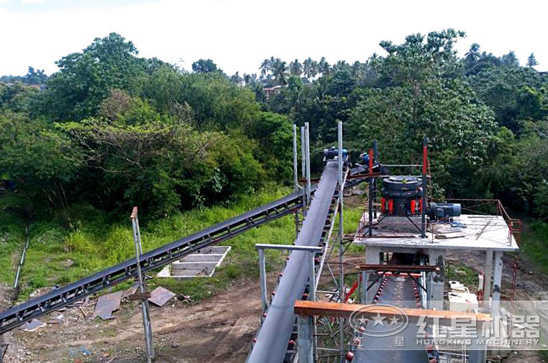 生產現場之圓錐破