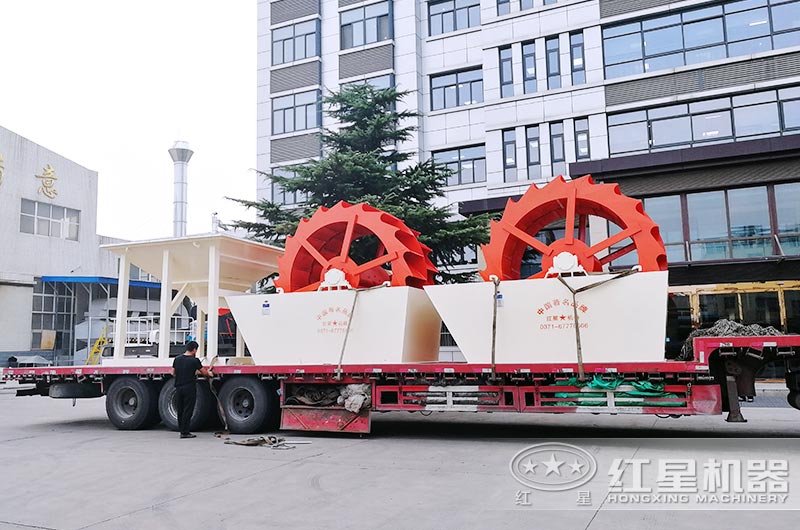 大型洗砂機發(fā)貨