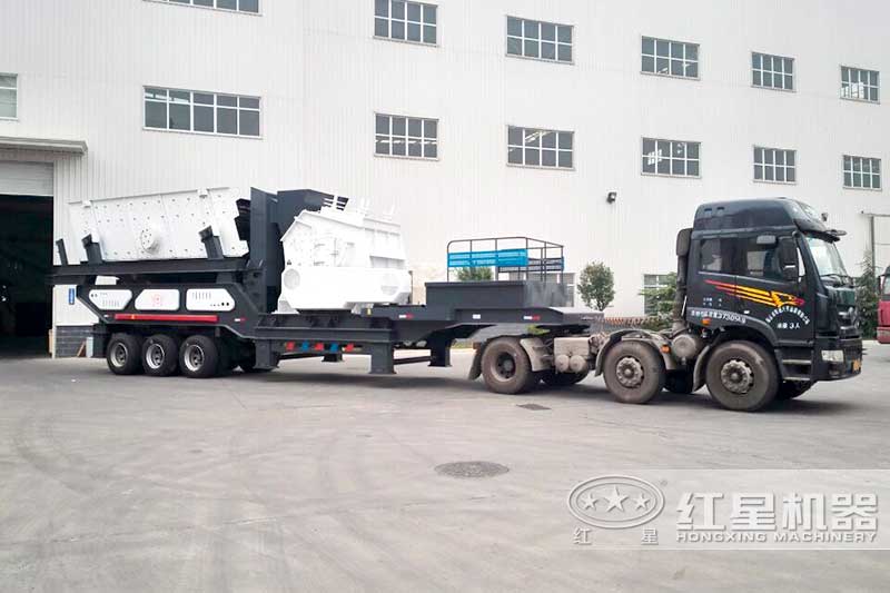 輪胎式移動破碎站