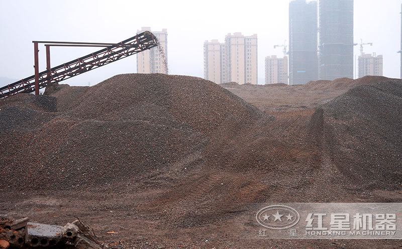 人造沙加工現(xiàn)場(chǎng)