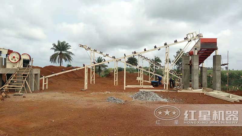 海南時(shí)產(chǎn)10噸左右小規(guī)模石子廠