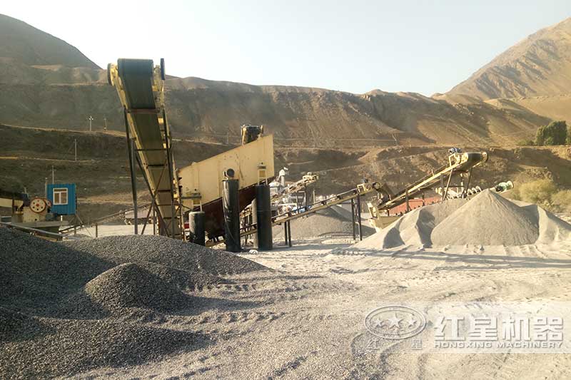 顎破與反擊破合作制沙現(xiàn)場