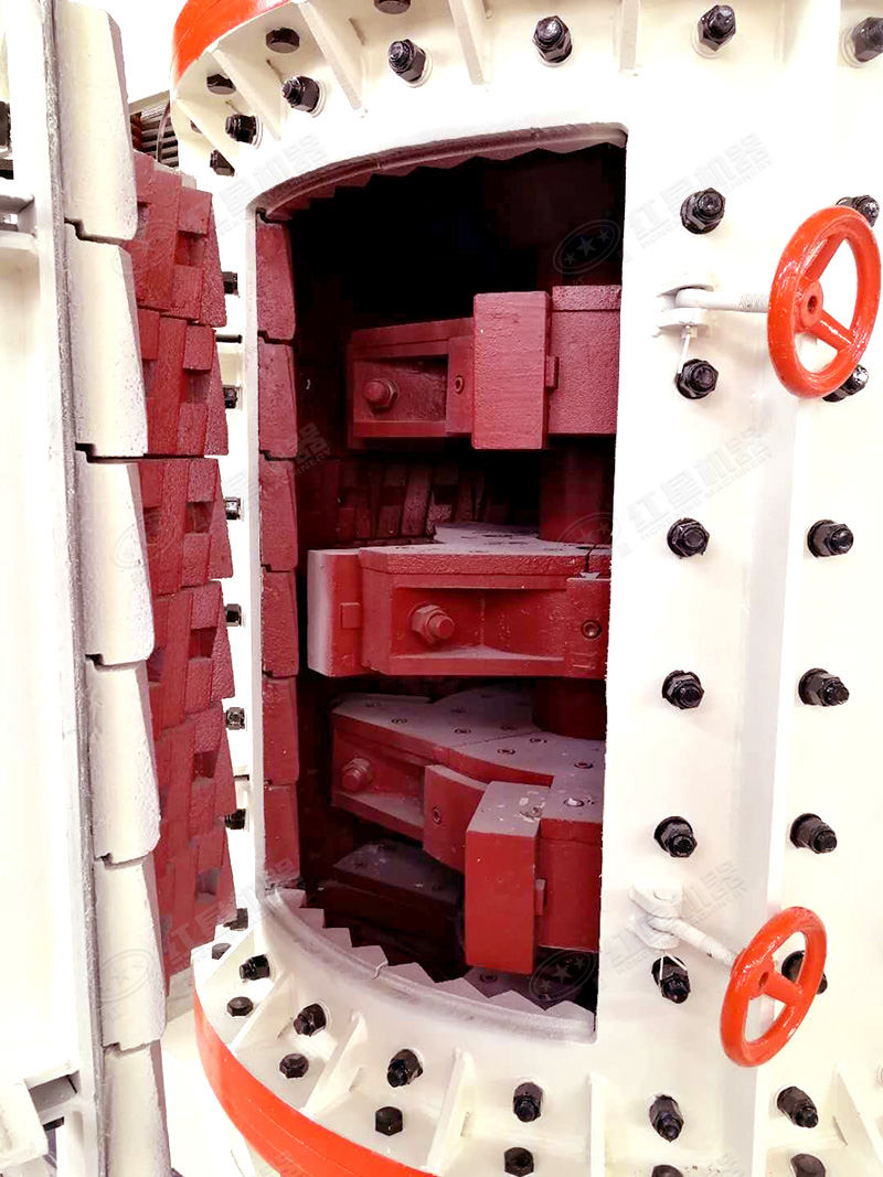 復(fù)合式破碎機(jī)破碎腔及轉(zhuǎn)子錘頭