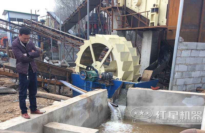 洗沙機(jī)器現(xiàn)場(chǎng)實(shí)拍