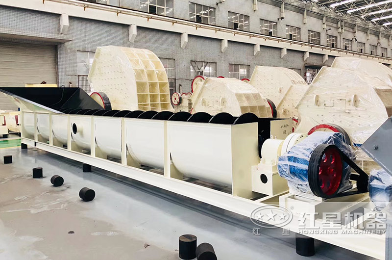 不帶細(xì)砂回收功能的螺旋洗砂機(jī)