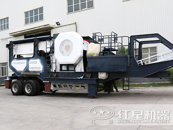 建筑垃圾移動(dòng)打砂機(jī)實(shí)拍圖